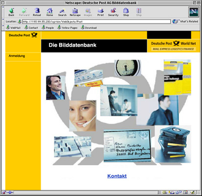 Deutsche Post Online Bilddatenbank