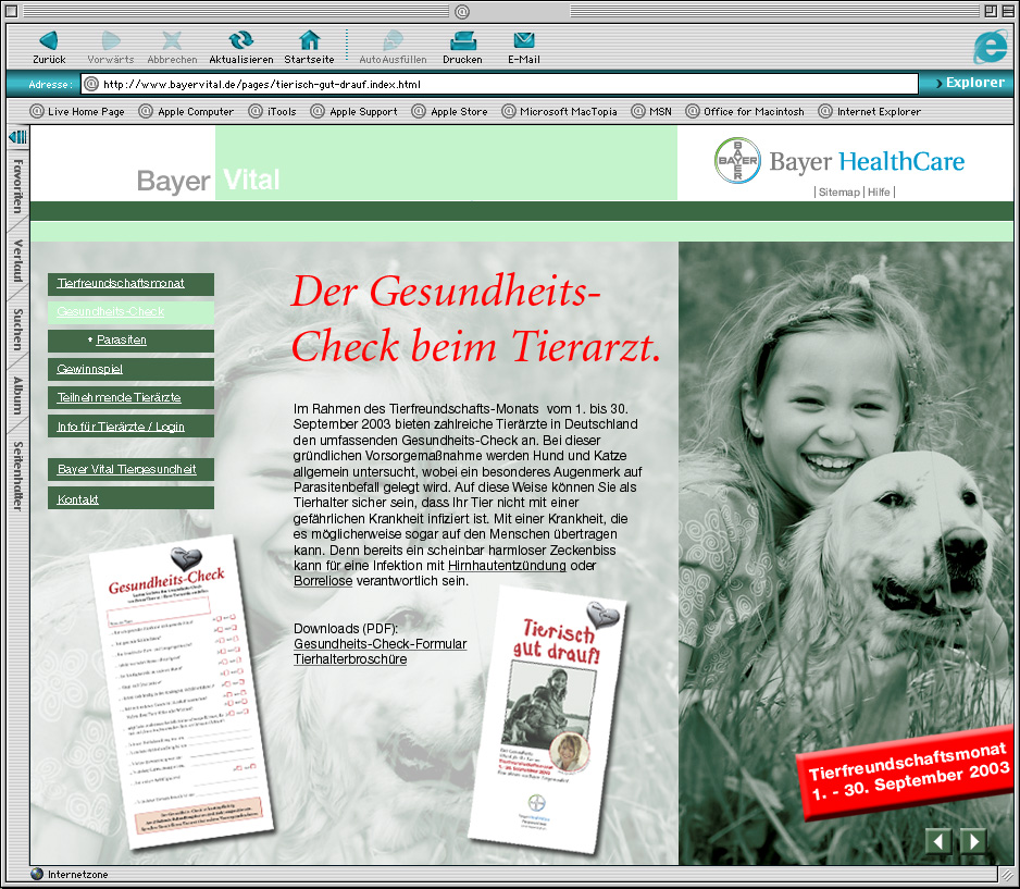Tierisch gut drauf! – Bayer HealthCare